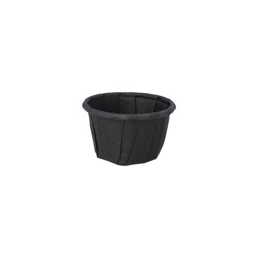 Dressingbecher aus Papier 10 ml Ø 3,5 cm · 2,2 cm schwarz - Bild 1