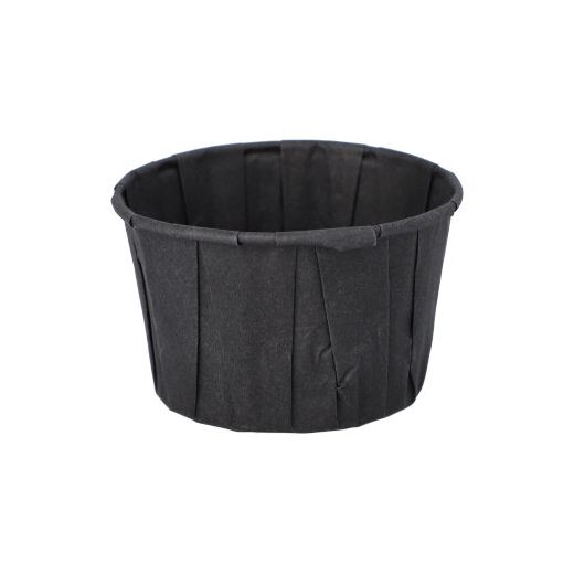 Dressingbecher aus Papier 110 ml Ø 7 cm · 4,2 cm schwarz - Bild 1