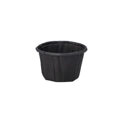 Dressingbecher aus Papier 25 ml Ø 4,4 cm · 2,8 cm schwarz - Bild 1