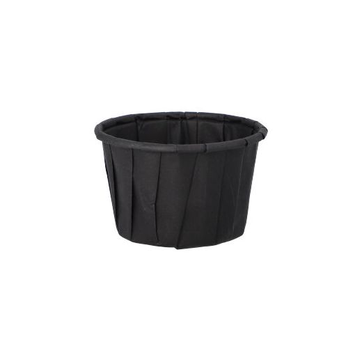 Dressingbecher aus Papier 35 ml Ø 5 cm · 3,1 cm schwarz - Bild 1