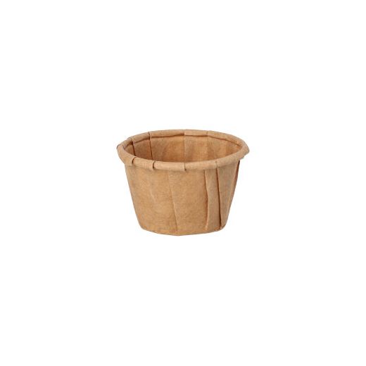 Dressingbecher aus Papier "pure" 10 ml Ø 3,5 cm · 2,2 cm braun - Bild 1