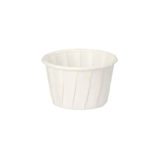 Dressingbecher aus Papier "pure" 35 ml Ø 5 cm · 3,1 cm weiss - Bild 1