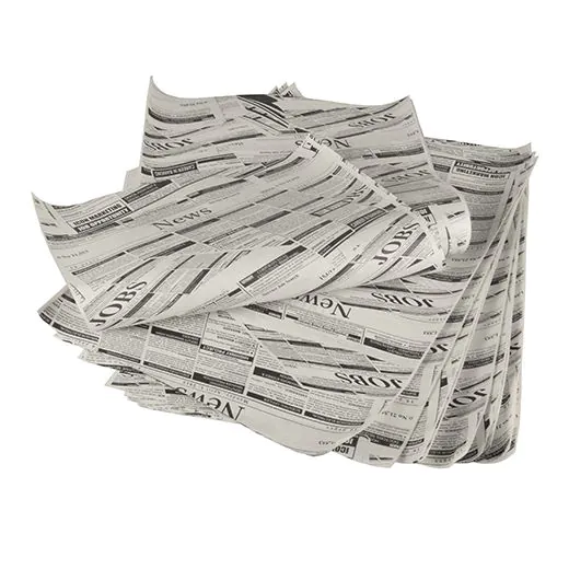 Einschlagpapiere, Pergamentersatz 35 x 25 cm "Newsprint" fettdicht - Bild 1 Einschlagpapiere, Pergamentersatz 35 x 25 cm "Newsprint" fettdicht - Bild 1