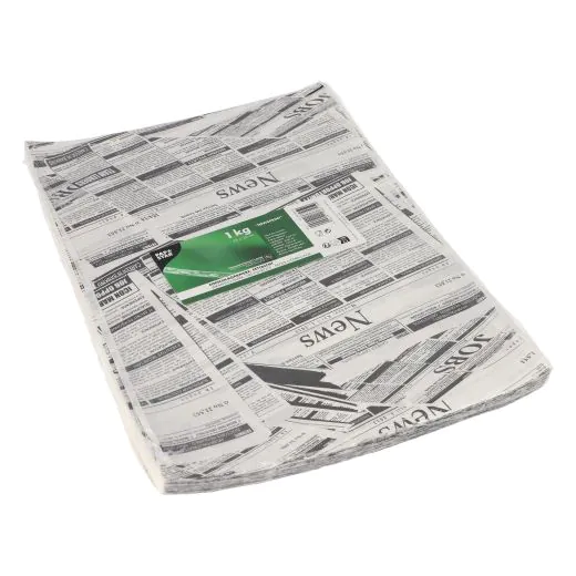 Einschlagpapiere, Pergamentersatz 35 x 25 cm "Newsprint" fettdicht - Bild 3
