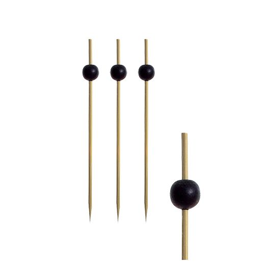 Fingerfood-Spieße 12,5 cm "Black Pearl" 1