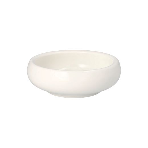 Fingerfood-Schale aus Porzellan, rund, 250 ml, Ø 13 cm · 4,3 cm weiss "Galba" - Bild 1