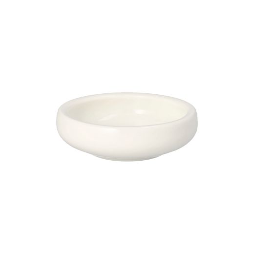 Fingerfood-Schale aus Porzellan, rund, 80 ml, Ø 9,5 cm · 2,7 cm weiss "Galba" - Bild 1