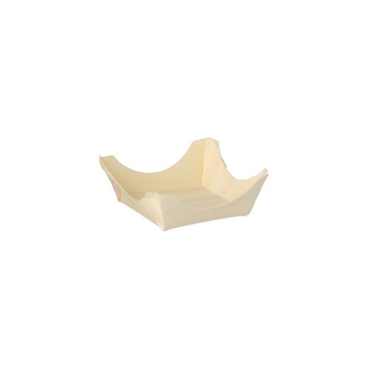 Fingerfood-Schalen, Holz "pure" eckig 1,5 x 4 x 4 cm - Bild 1