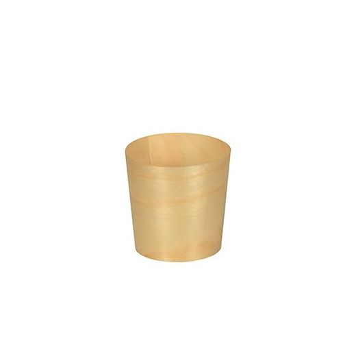 Fingerfood-Schalen, Holz "pure" rund Ø 4,5 cm · 4,5 cm - Bild 1