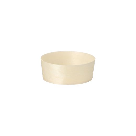 Fingerfood-Schalen, Holz "pure" rund Ø 5 cm · 2 cm - Bild 1