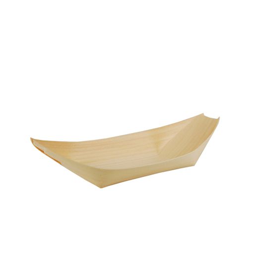 Fingerfood-Schalen aus Holz "pure", 21,5 x 10 cm "Schiffchen" - Bild 1