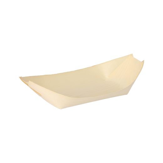 Fingerfood-Schalen aus Holz "pure", 21,5 x 10 cm "Schiffchen" - Bild 1