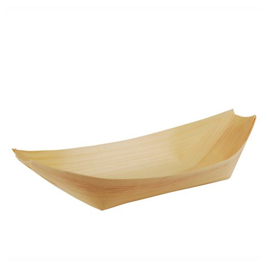 Fingerfood-Schalen aus Holz "pure", 25 x 10 cm "Schiffchen" - Bild 1