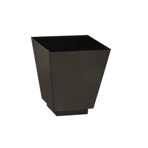 Fingerfood-Schalen eckig, 50 ml schwarz - Bild 1