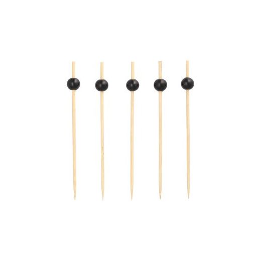 Fingerfood-Spieße 12,5 cm "Black Pearl" - Bild 1