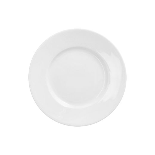 Fingerfood-Teller aus Porzellan, rund Ø 14,5 cm · 1,4 cm weiss "Evidence" - Bild 1