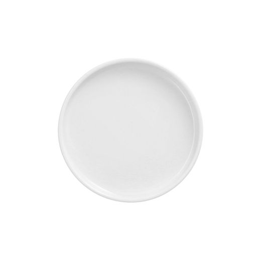 Fingerfood-Teller aus Porzellan, rund Ø 9 cm · 1,2 cm weiss "Ano" - Bild 1