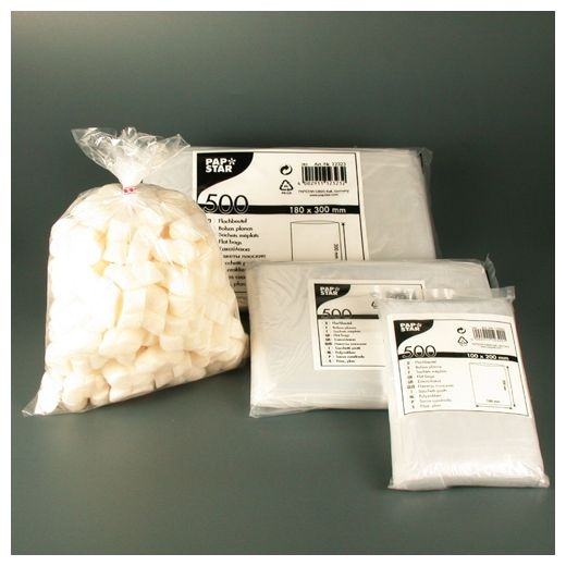 Flachbeutel, LDPE 30 cm x 18 cm transparent 1