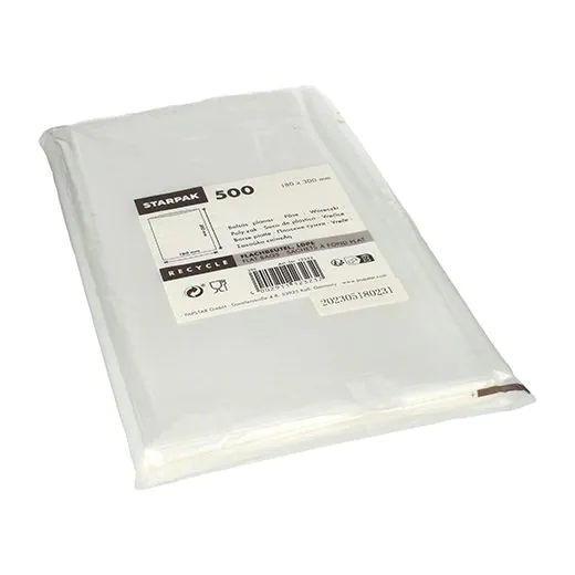 Flachbeutel, LDPE 30 cm x 18 cm transparent - Bild 1