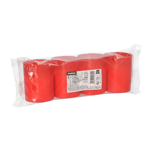 Grablichter "Stundenbrenner" Ø 5 cm · 6,5 cm rote Hülle - Bild 1 Grablichter "Stundenbrenner" Ø 5 cm · 6,5 cm rote Hülle - Bild 1