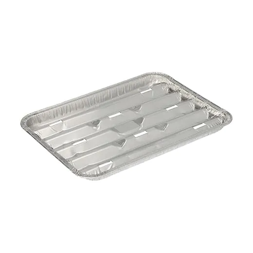 Grillschalen aus Alu eckig 22,7 x 16,3 cm - Bild 3
