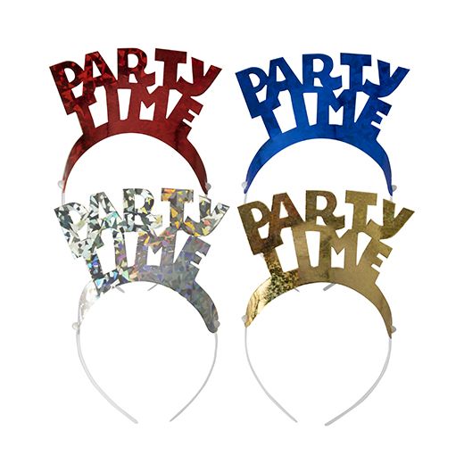 Haarreifen farbig sortiert "Party Time" - Bild 1