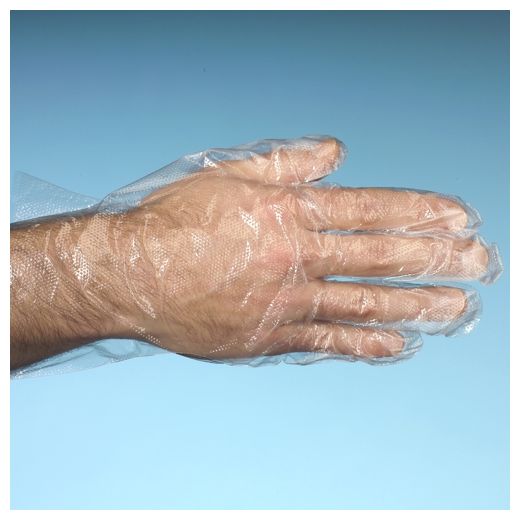 Einweghandschuhe aus PE, Größe L, transparent  1