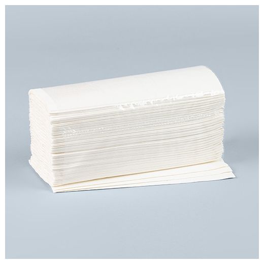 Handtuchpapier, C-Falz, 1-lagig, 50 x 25 cm, hochweiss - Bild 1 Handtuchpapier, C-Falz, 1-lagig, 50 x 25 cm, hochweiss - Bild 1