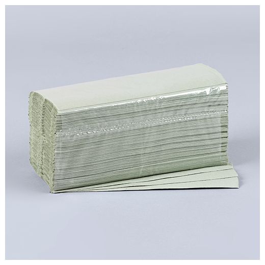 Handtuchpapier C-Falz 25 x 33 cm grün 1-lagig (20 x 180) - Bild 1 Handtuchpapier C-Falz 25 x 33 cm grün 1-lagig (20 x 180) - Bild 1
