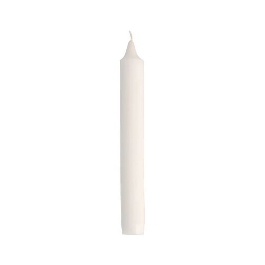 Haushaltskerzen weiss mit Dornloch Ø 2,45 cm · 20 cm - Bild 1