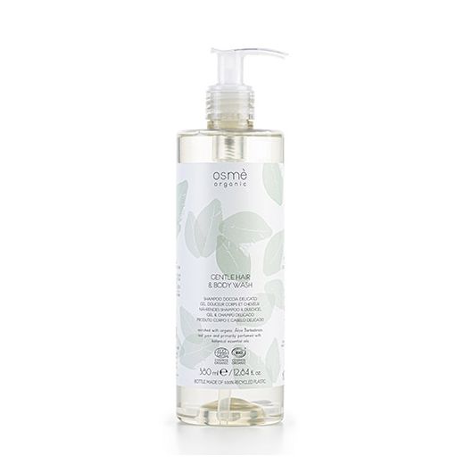Haut&Haarshampoo "Osme" 380 ml transparent im Pumpspender - Bild 1