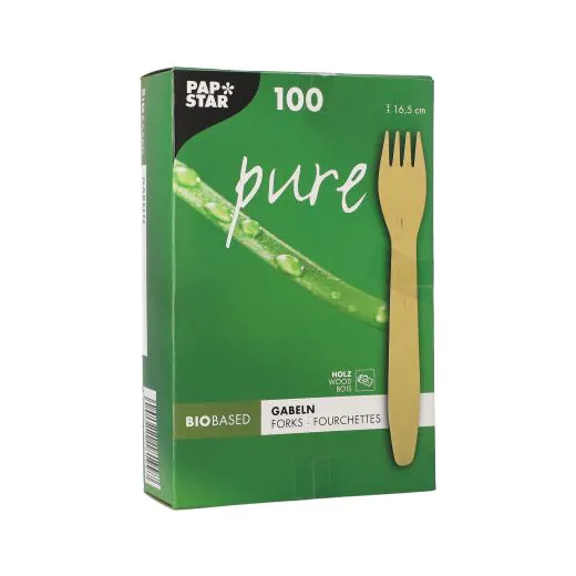 Holzgabeln "pure" 16,5 cm - Bild 3