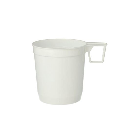 Einweg-Kaffeetassen, PS 0,25 l Ø 8 cm · 8,5 cm weiss 1