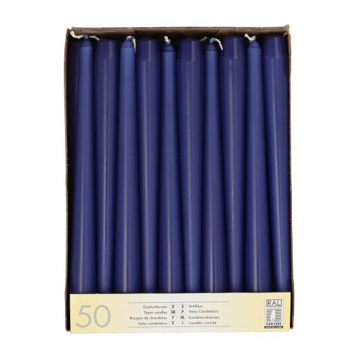 Leuchterkerzen dunkelblau Ø 2,2 cm · 25 cm - Bild 1