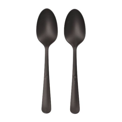 Löffel (Mehrweg), Bio-PP 19 cm schwarz, extra stabil, in Spenderbox - Bild 1 Löffel (Mehrweg), Bio-PP 19 cm schwarz, extra stabil, in Spenderbox - Bild 1