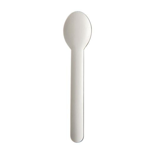 Löffel aus Papier "pure" 15,5 cm weiss - Bild 1 Löffel aus Papier "pure" 15,5 cm weiss - Bild 1