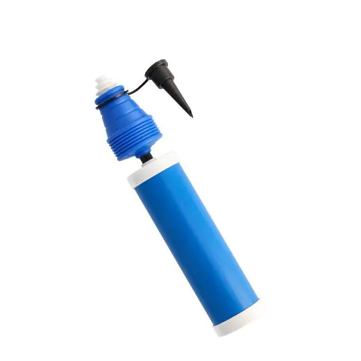Luftballonpumpe 27,5 cm blau - Bild 2