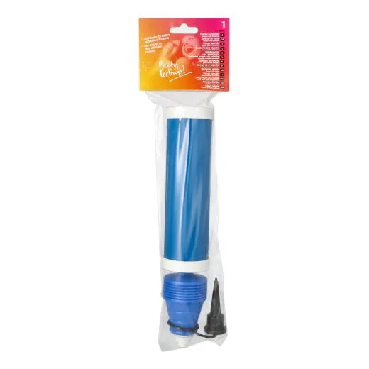 Luftballonpumpe 27,5 cm blau - Bild 3