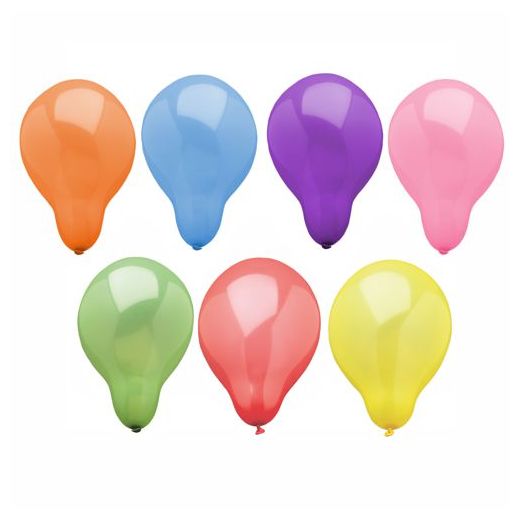 Luftballons Ø 16 cm farbig sortiert - Bild 1