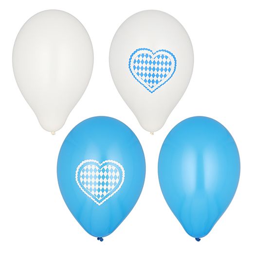 Luftballons Ø 25 cm farbig sortiert "Bayrisch Blau" - Bild 1