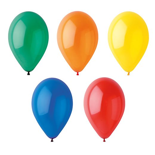 Luftballons Ø 25 cm farbig sortiert "Crystal" - Bild 1