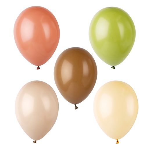 Luftballons Ø 25 cm farbig sortiert "Natural" - Bild 1