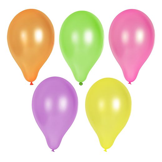 Luftballons Ø 25 cm farbig sortiert "Neon" - Bild 1