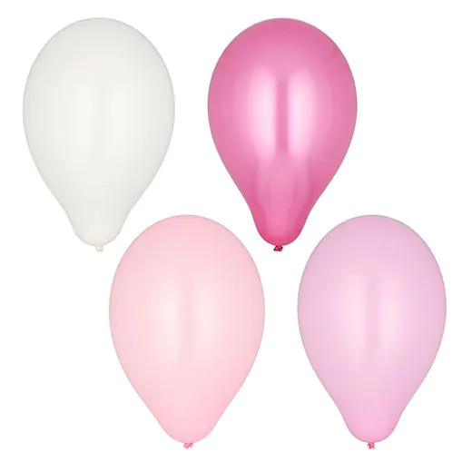 Luftballons Ø 25 cm farbig sortiert "Pink-Mix" - Bild 1