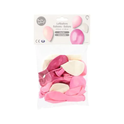 Luftballons Ø 25 cm farbig sortiert "Pink-Mix" - Bild 2