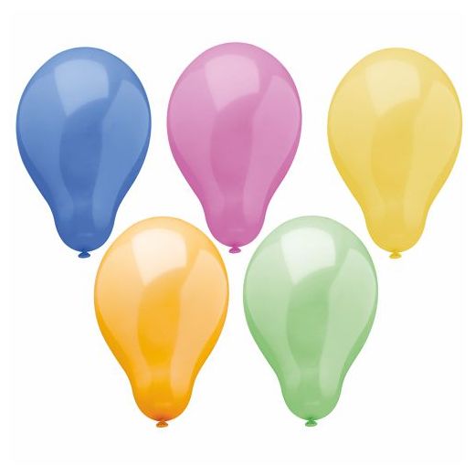 Luftballons Ø 25 cm farbig sortiert "Trend" - Bild 1