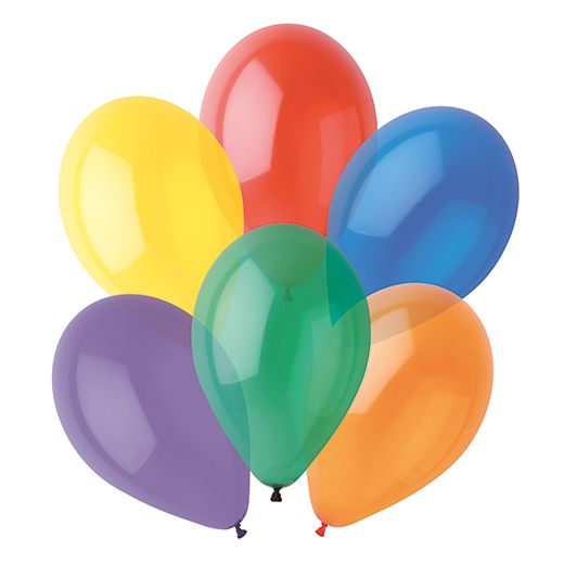 Luftballons Ø 29 cm farbig sortiert "Crystal" - Bild 1
