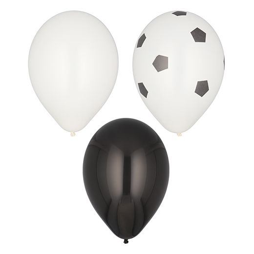 Luftballons Ø 29 cm farbig sortiert "Football" - Bild 1