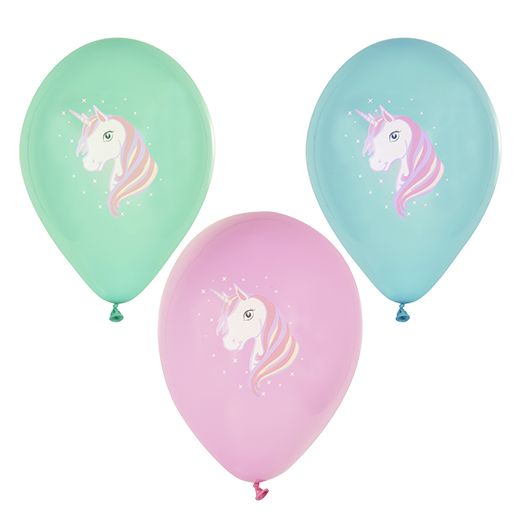 Luftballons Ø 29 cm farbig sortiert "Unicorn" - Bild 1