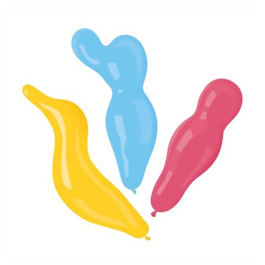 Luftballons farbig sortiert "Figures" - Bild 1